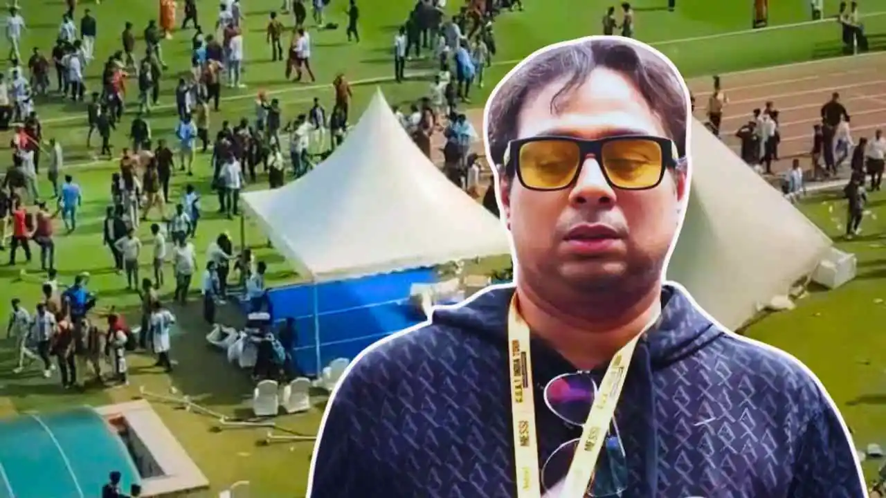 Vandalism At Yuba Bharati Krirangan