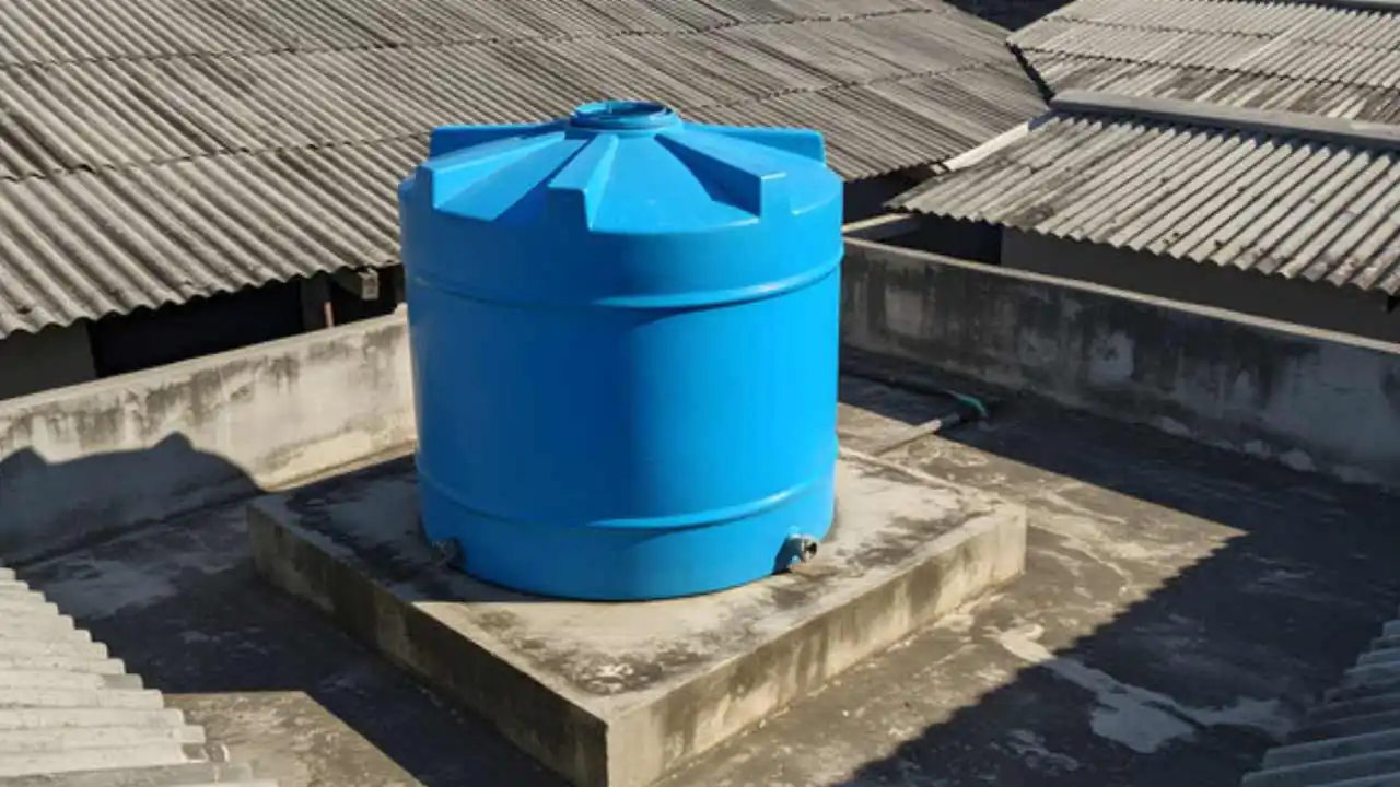 Water Tank in Winter