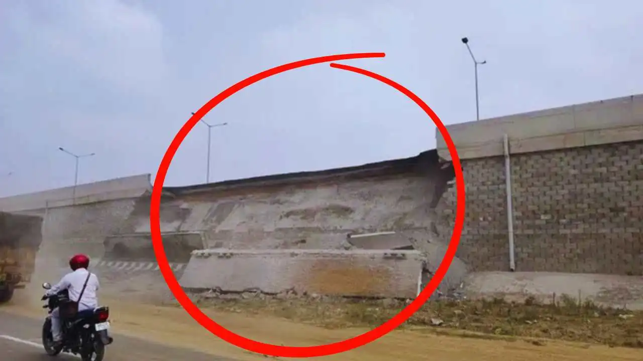 Highway Guard Wall Collapsed in Bardhaman