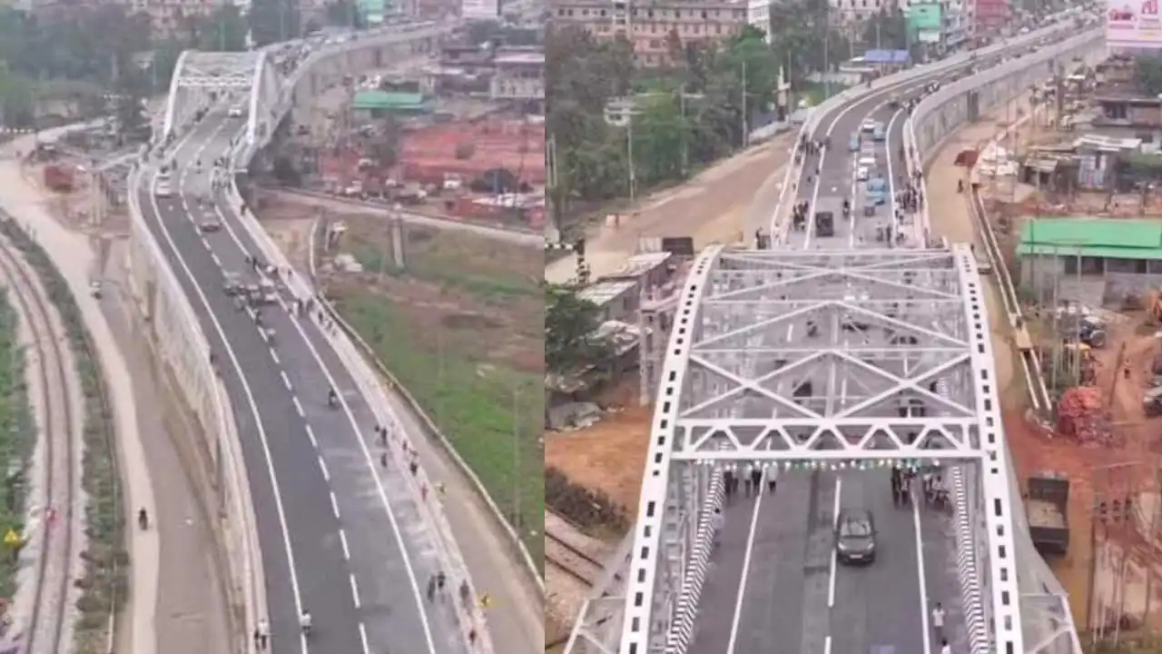 Indian Railways Road over bridge near Alipurduar