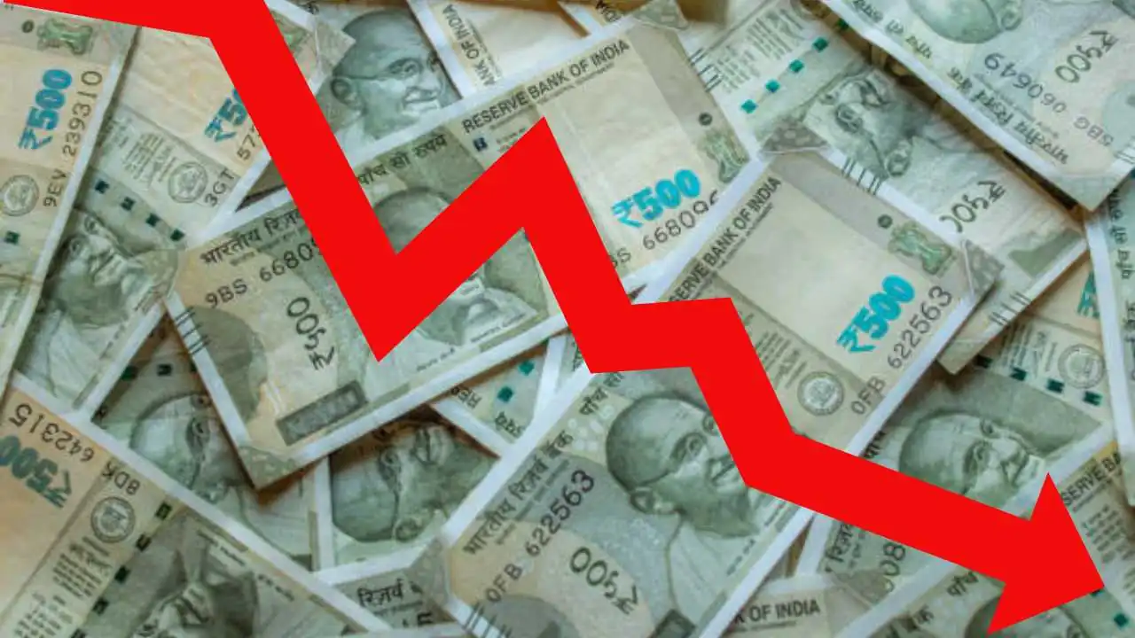 Indian Rupee false again and set a new record